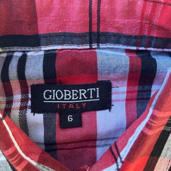 Gioberti Size 6 Western Shirt made in Italy - Picture 13 of 15
